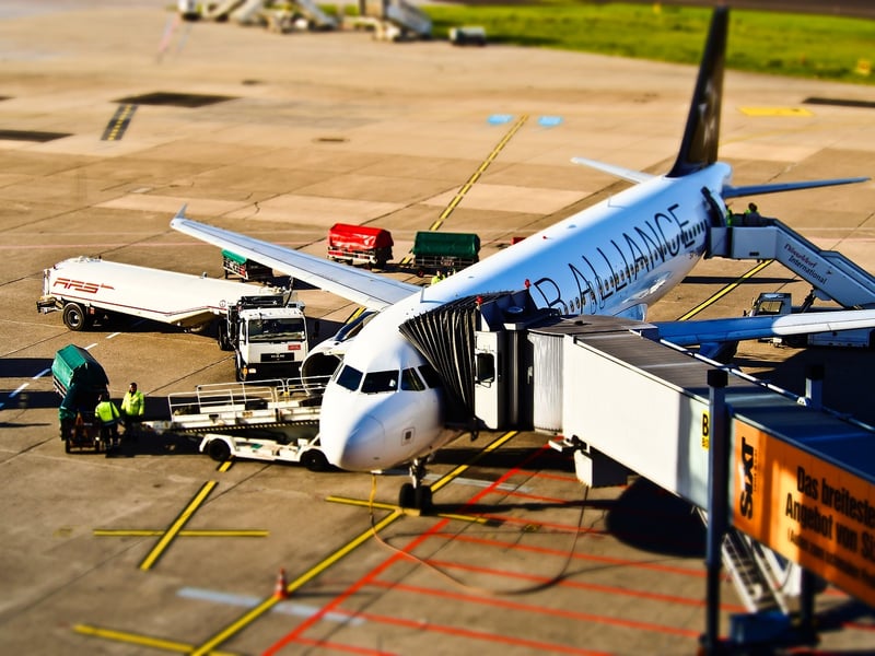Airport waiting area